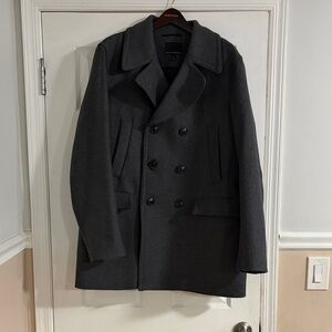 Banana Republic Charcoal Pea Coat